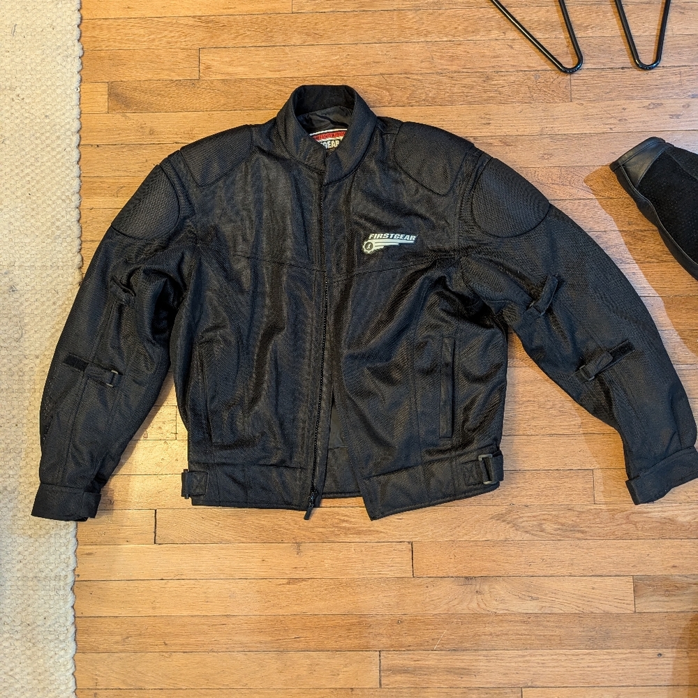 First Gear padded motorcycle jacket